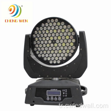 108pcs*3W RGBW LED Kafa Hareketli Yıkama Işık aşaması